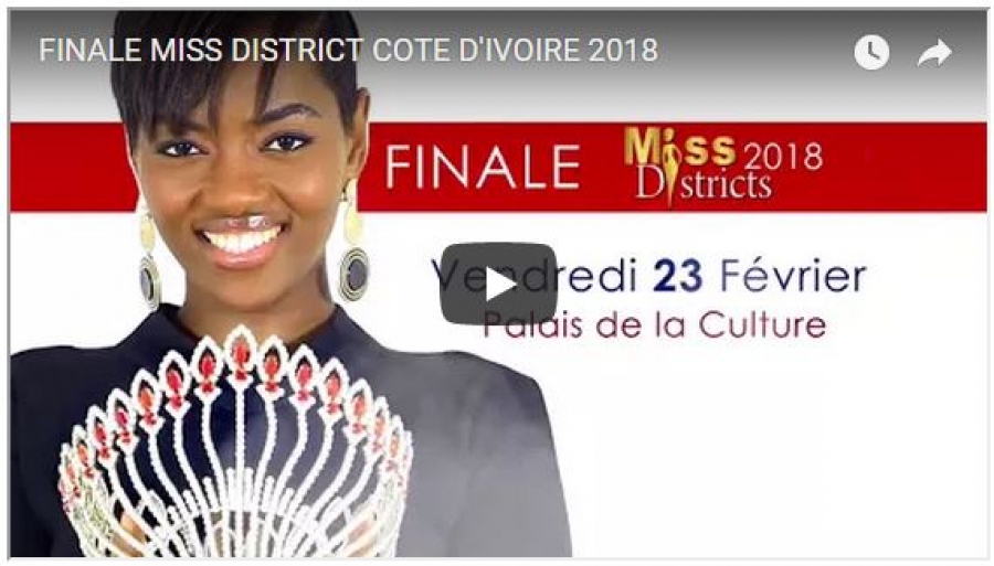 Finale Miss District Côte d&#039;Ivoire 2018