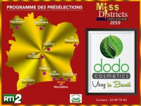 DODO-COSMETICS SPONSOROFFICIEL DE MISS-DISTRICTS 2018-2019